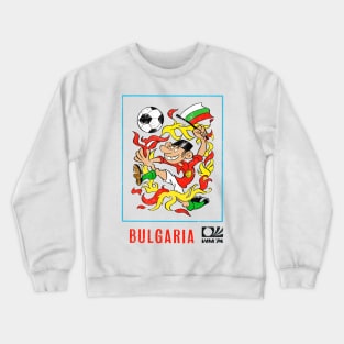 Bulgaria / 70s Vintage-Style Soccer Fan Design Crewneck Sweatshirt